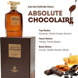 French Arabian Perfume Absolute Chocolaire unisex EDP 100ml, imported from the UK