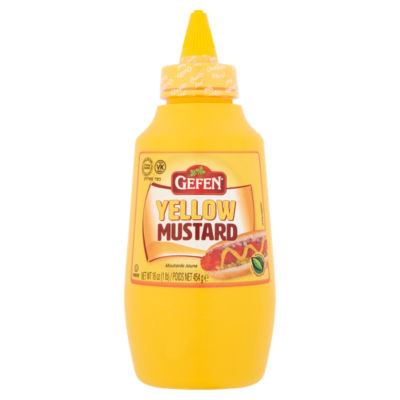 ASDA Gefen Yellow Mustard 454g- Buy online at McGrocer