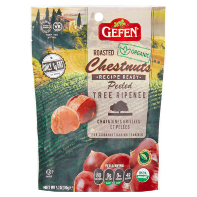 Gefen Organic Roasted Chestnuts peeled 150g (British brand)
