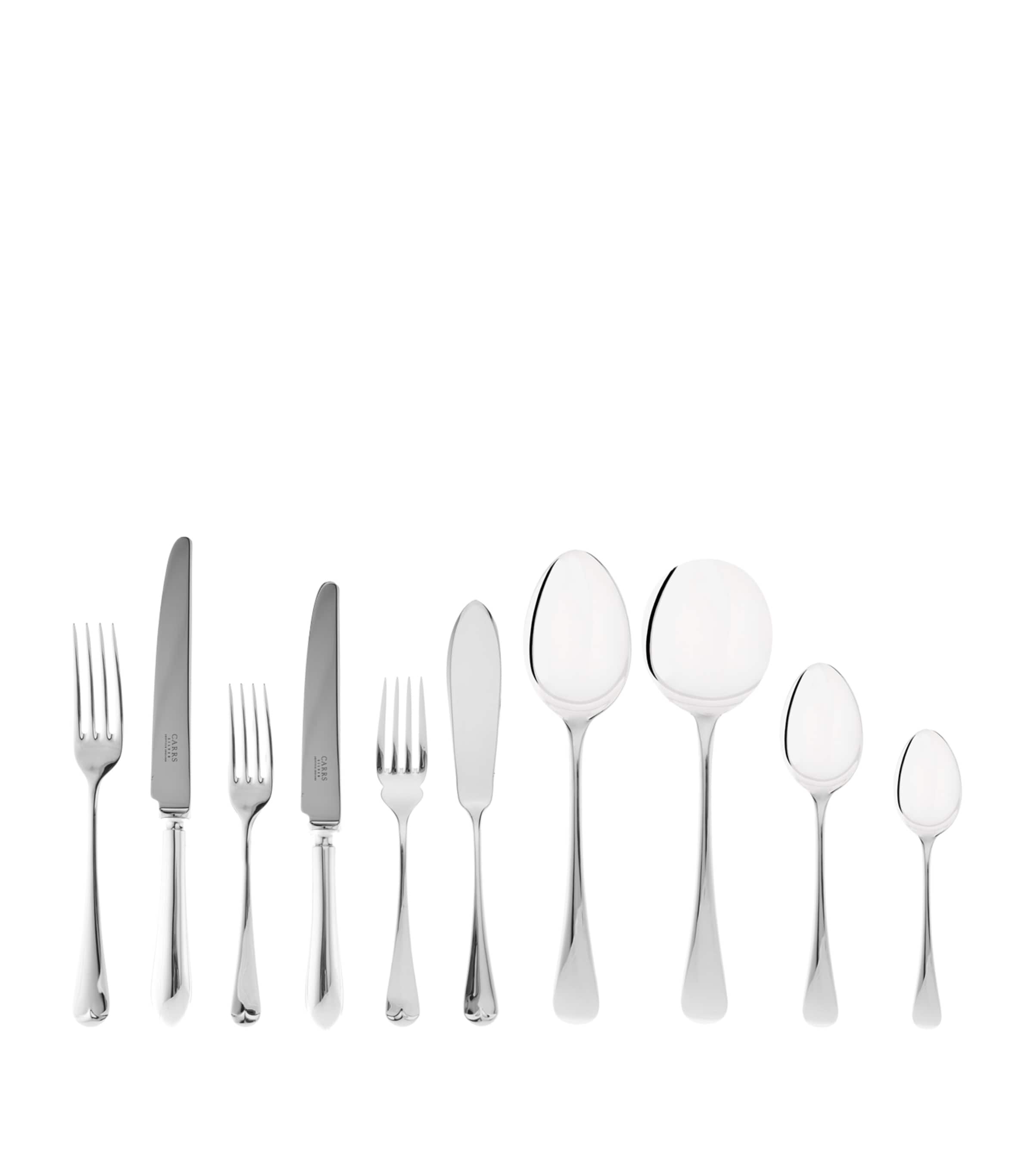 Carrs Old English silver plated 84-piece cutlery set - British product