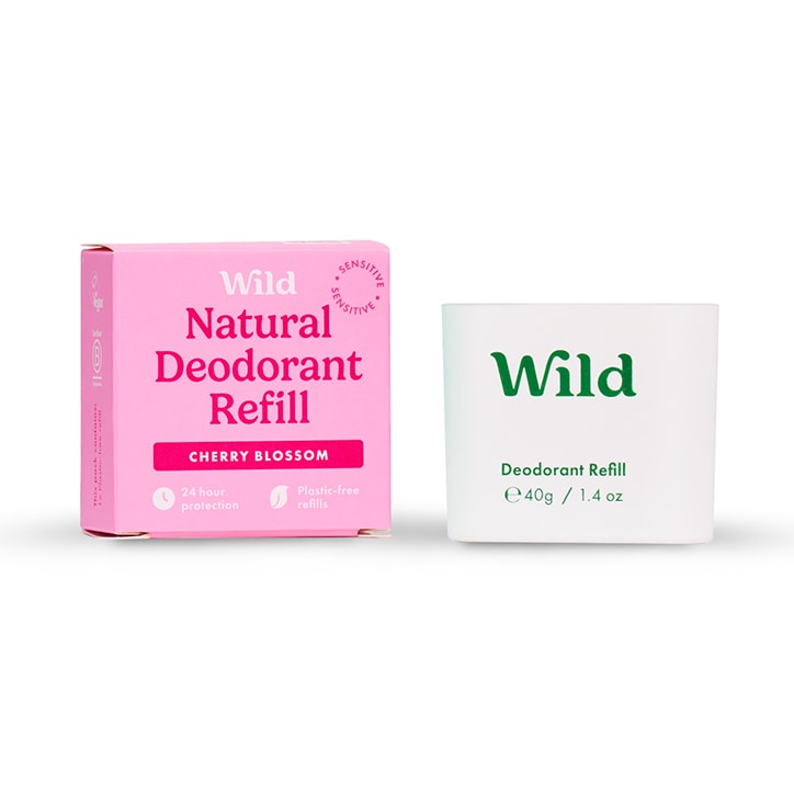 WILD Pomegranate & Pink Peppercorn Natural Deodorant Refill 40g GOODS Holland&Barrett Purple Rain