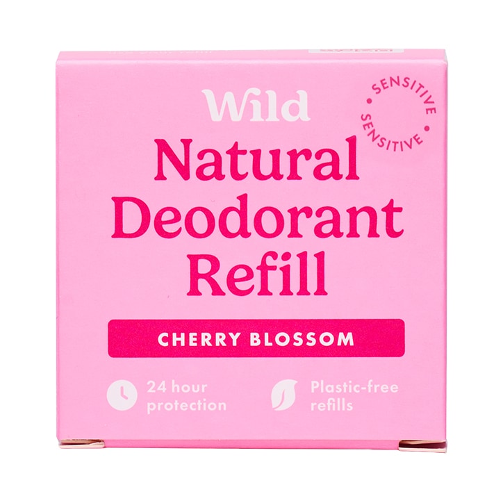 WILD Pomegranate & Pink Peppercorn Natural Deodorant Refill 40g GOODS Holland&Barrett