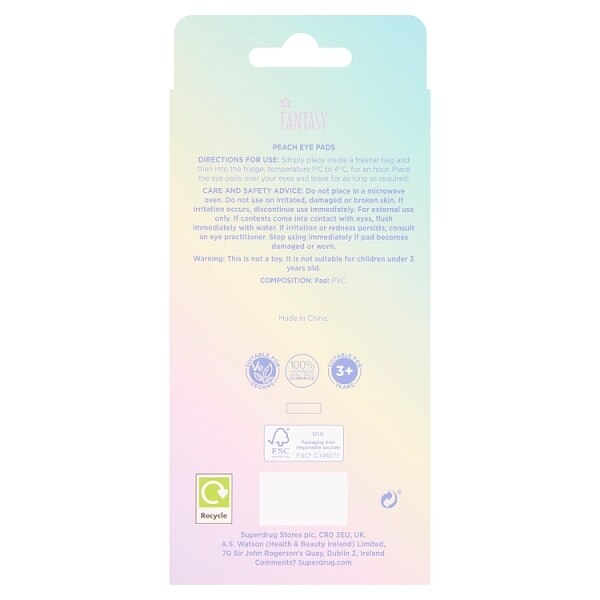 Superdrug Fantasy Peach Eye Pads GOODS Superdrug   