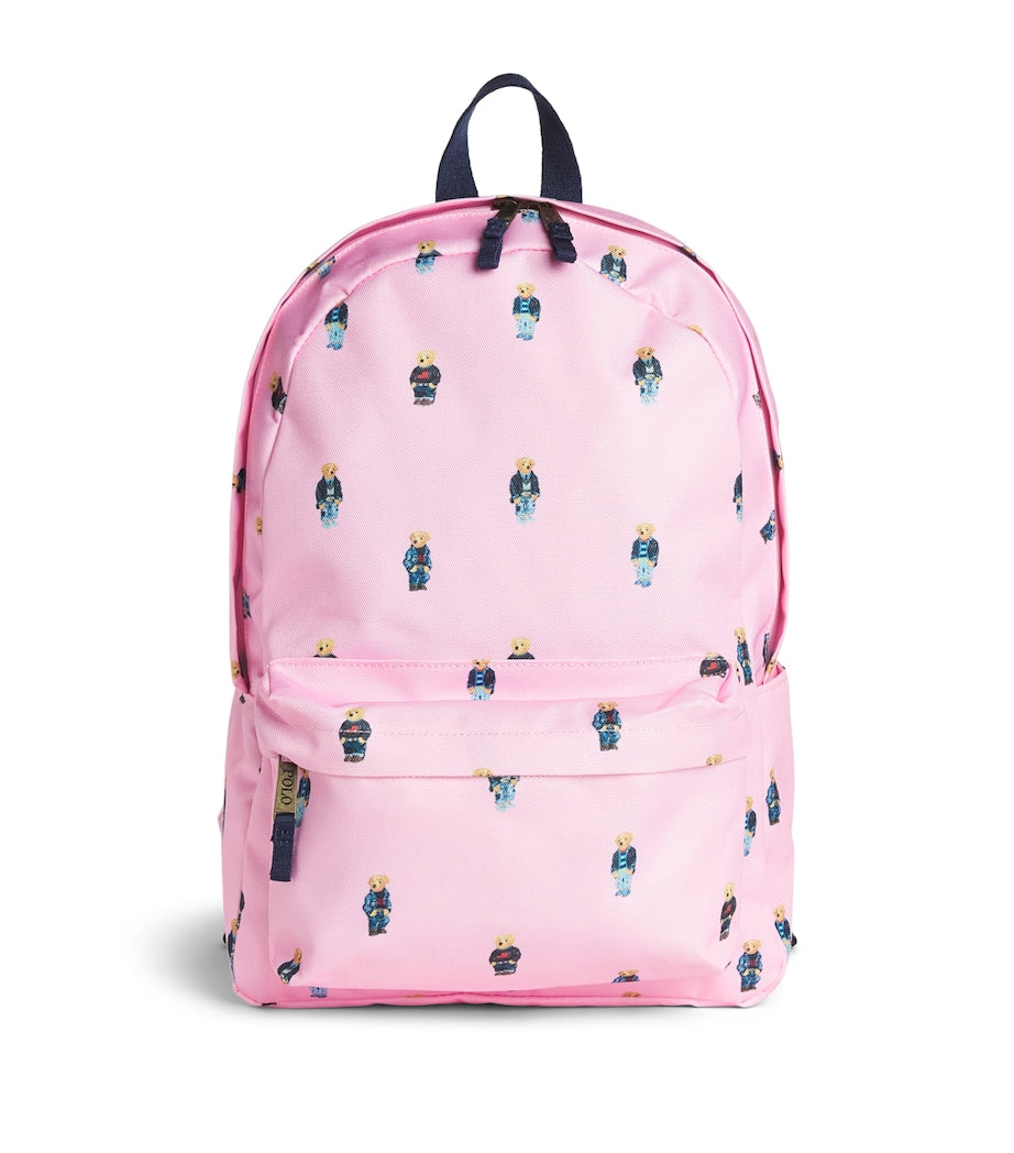 Ralph Lauren Kids Embroidered Polo Bear Backpack