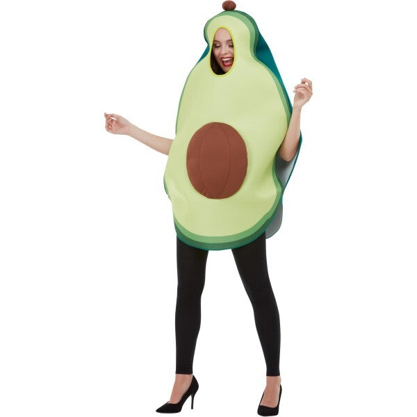 Smiffys avocado costume green hooded tabard (British brand)