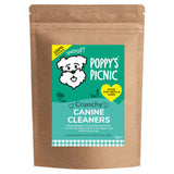 Poppy's Picnic Crunchy Canine Cleaners 90g dog dental chews, imported from the UK