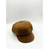 SVNX baker boy hat brown 55-59cm adjustable, UK version