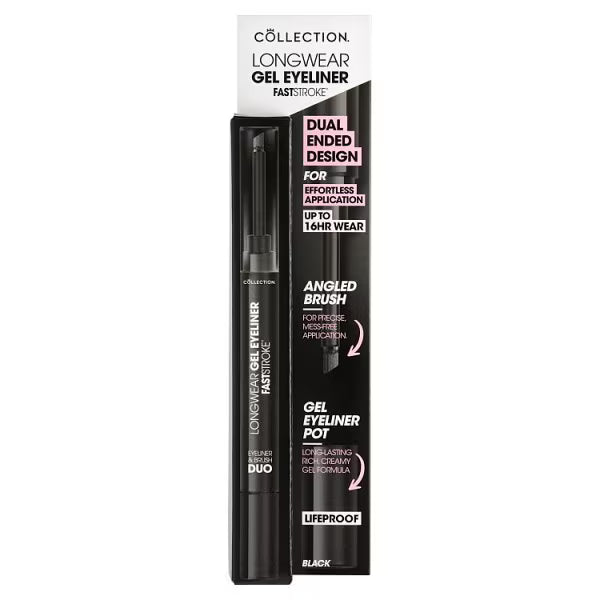Collection Fast Stroke gel eyeliner black - British product