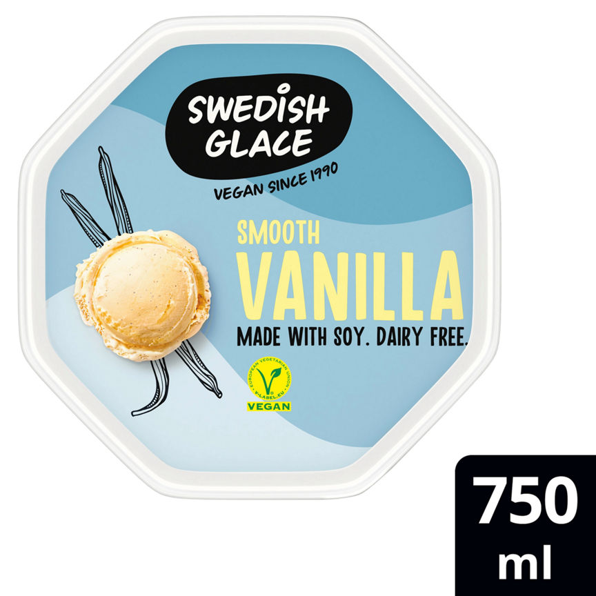 Swedish Glace Vanilla Soy Ice Cream Alternative GOODS ASDA   