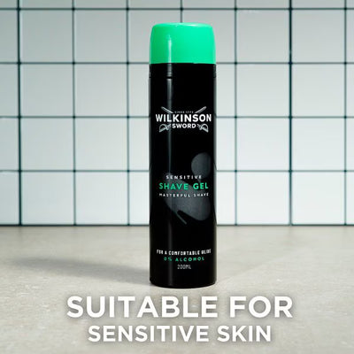 جل حلاقة Wilkinson Sword Sensitive من Superdrug 200 مل - اشترِ عبر الإنترنت من McGrocer