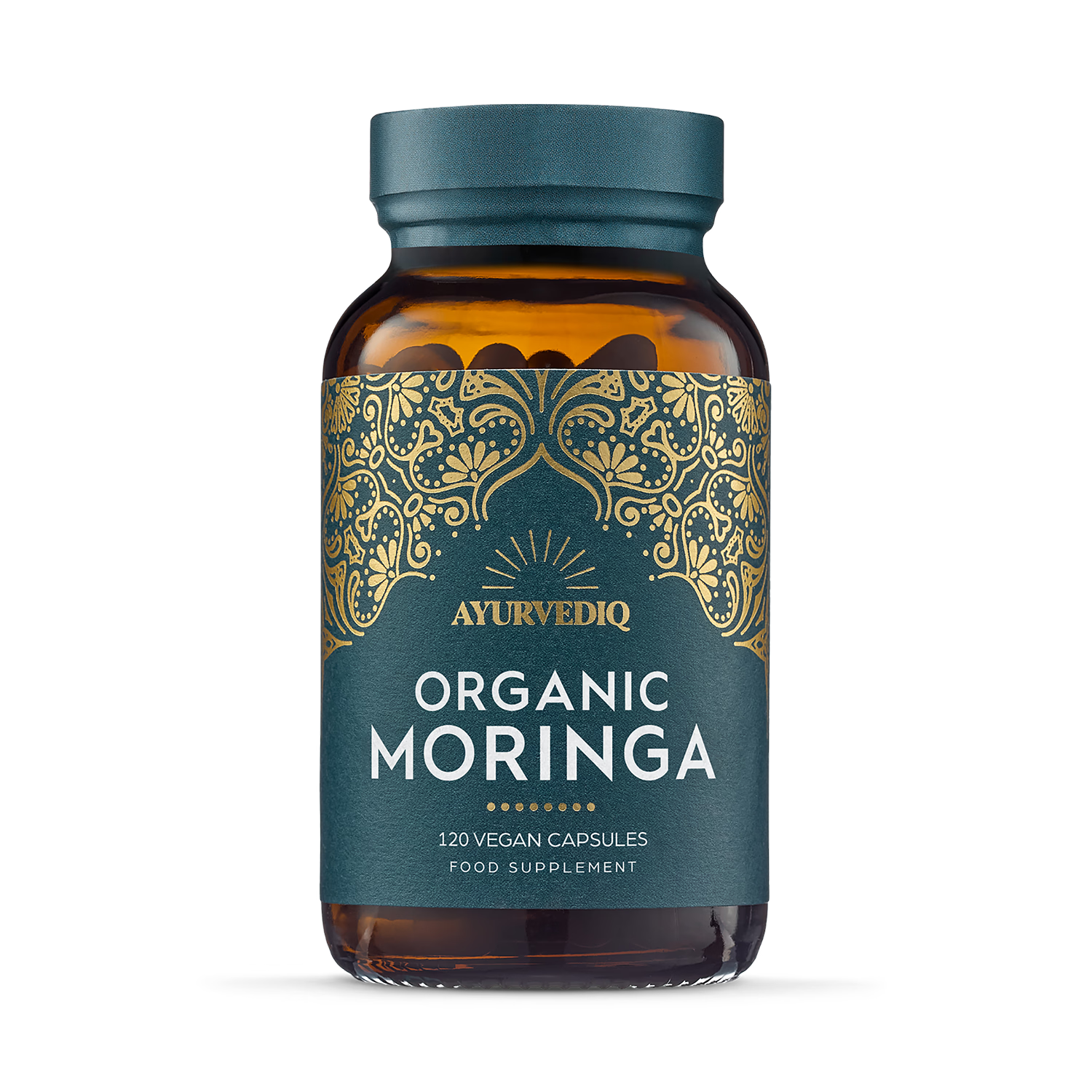 Ayurvediq Organic Moringa Capsules 120 (British brand)