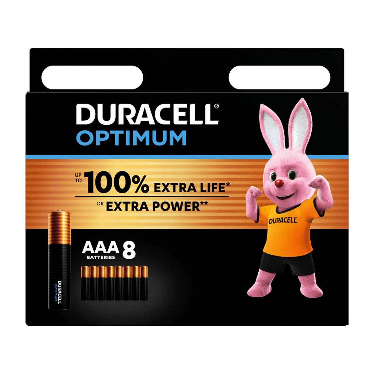 Duracell Optimum AAA batteries 8s GOODS Boots   