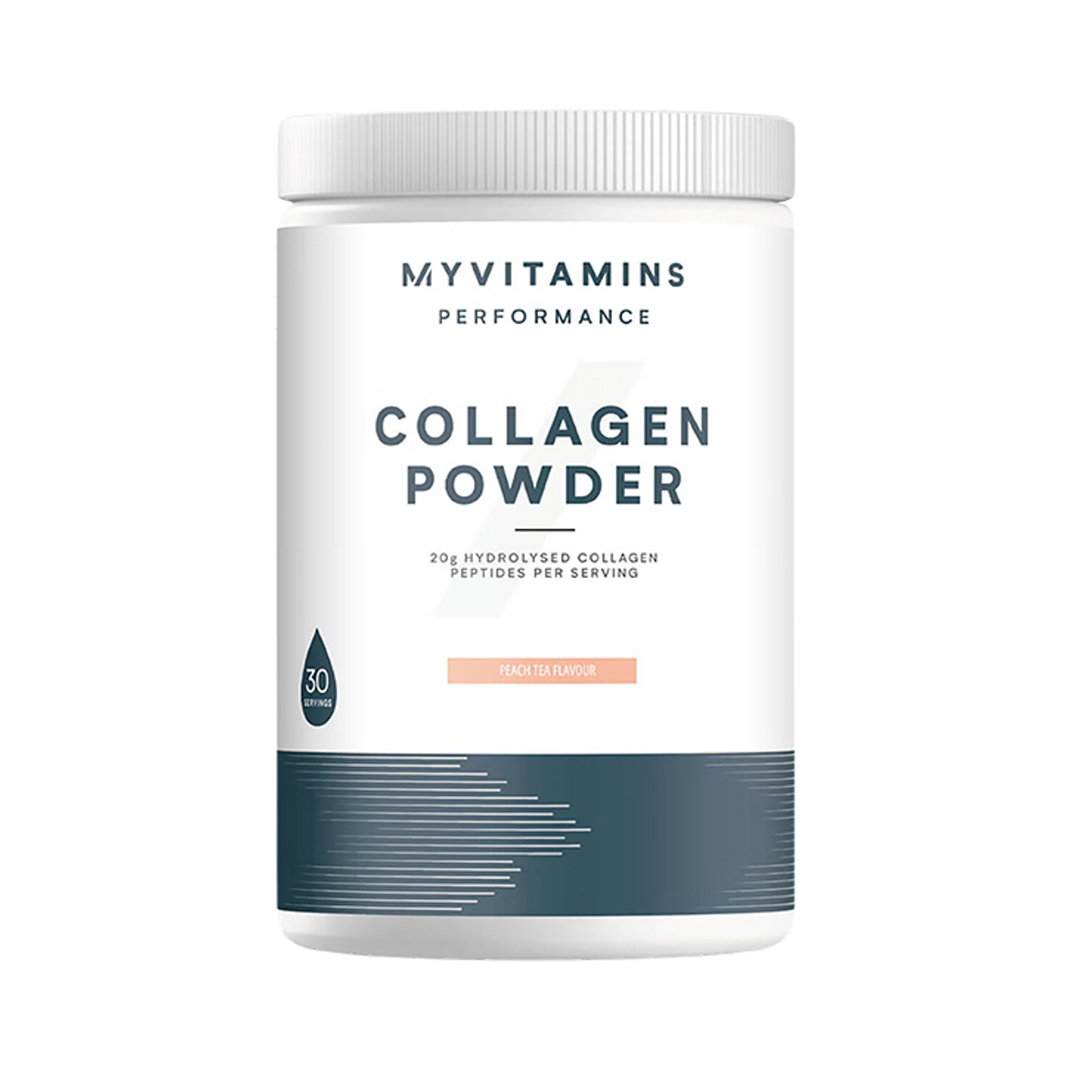 MyVitamins Collagen Powder 600g - Peach Tea