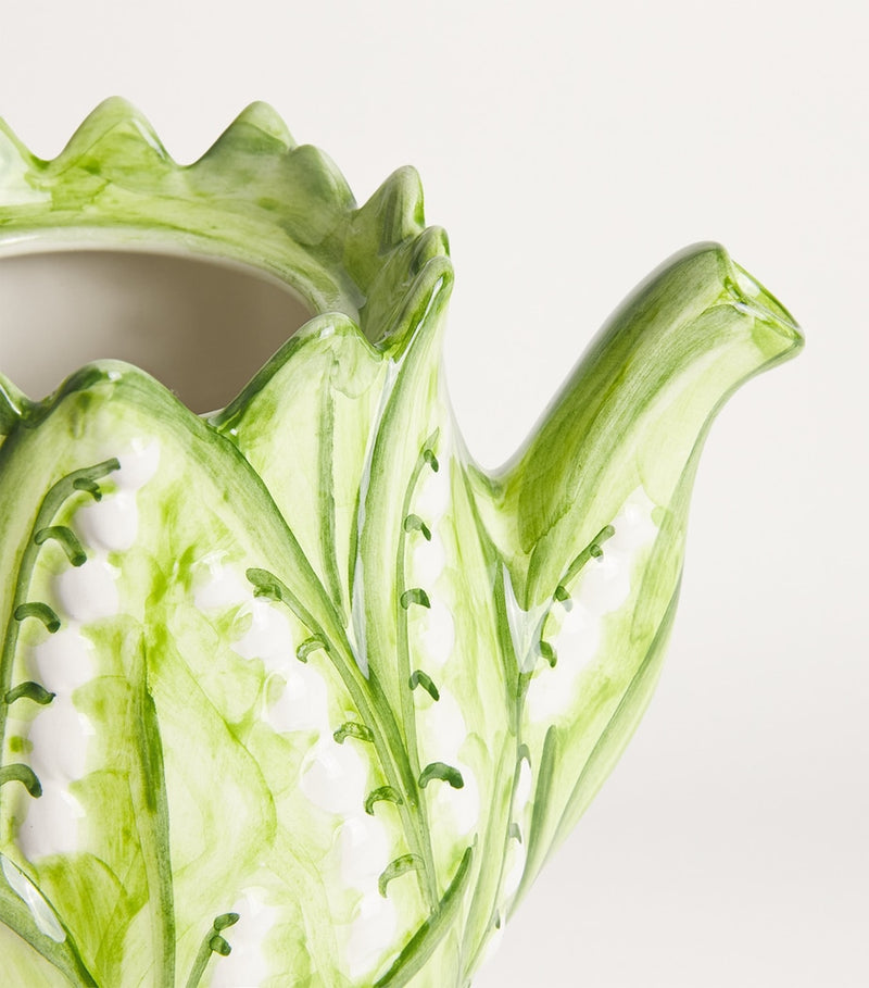Les Ottomans Lilly of the Valley teapot, UK version