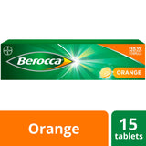 Berocca Orange Energy Effervescent Vitamin Tablets x15 GOODS Sainsburys   