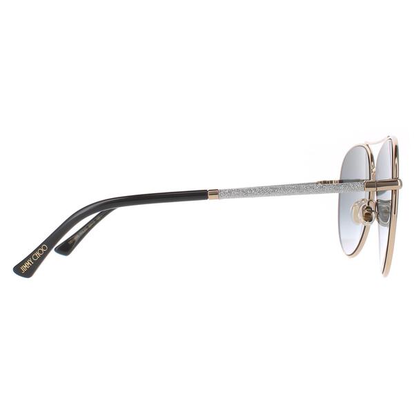 Jimmy Choo DEVAN/S gold women aviator sunglasses, UK version