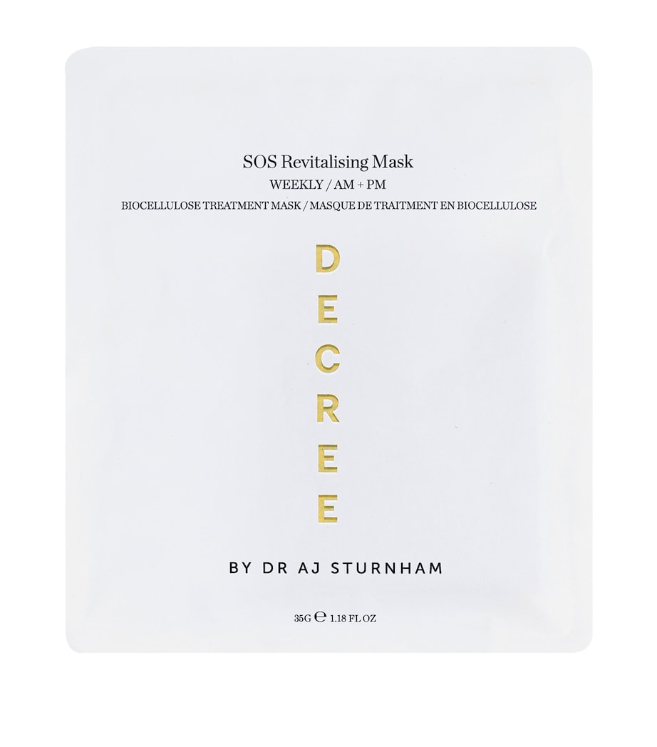 Decree SOS revitalising sheet mask 35g - British product