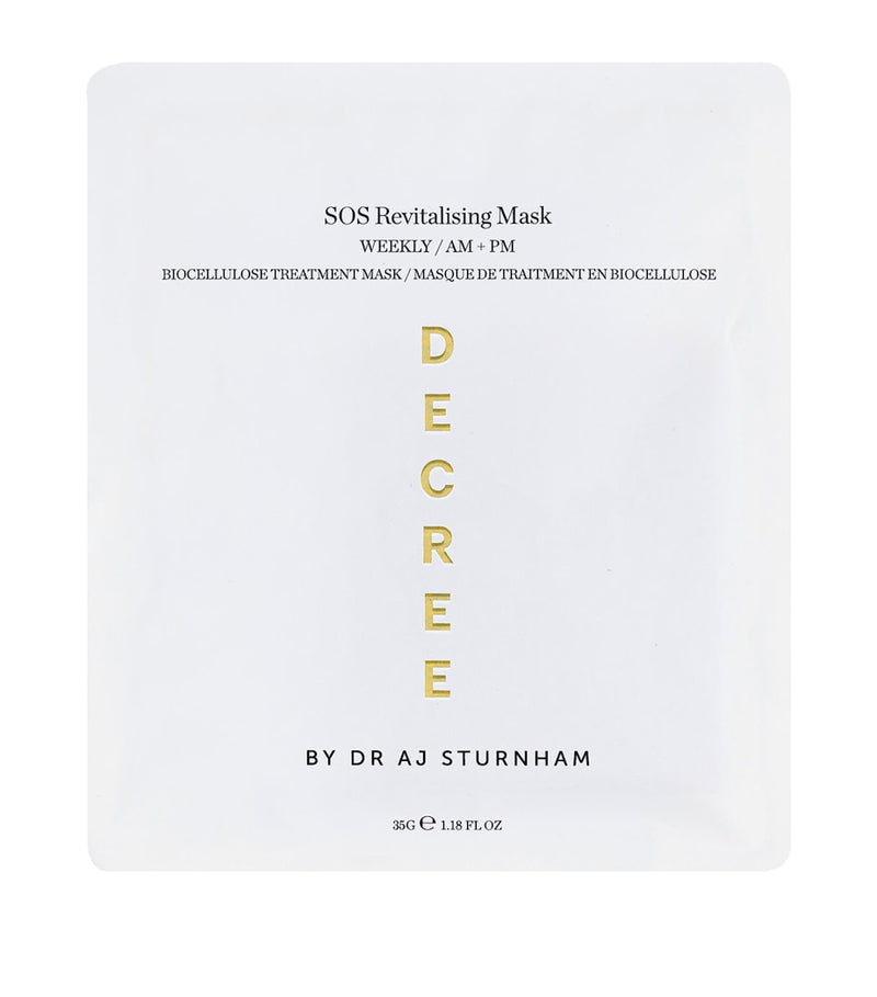 Decree SOS revitalising sheet mask 35g - British product