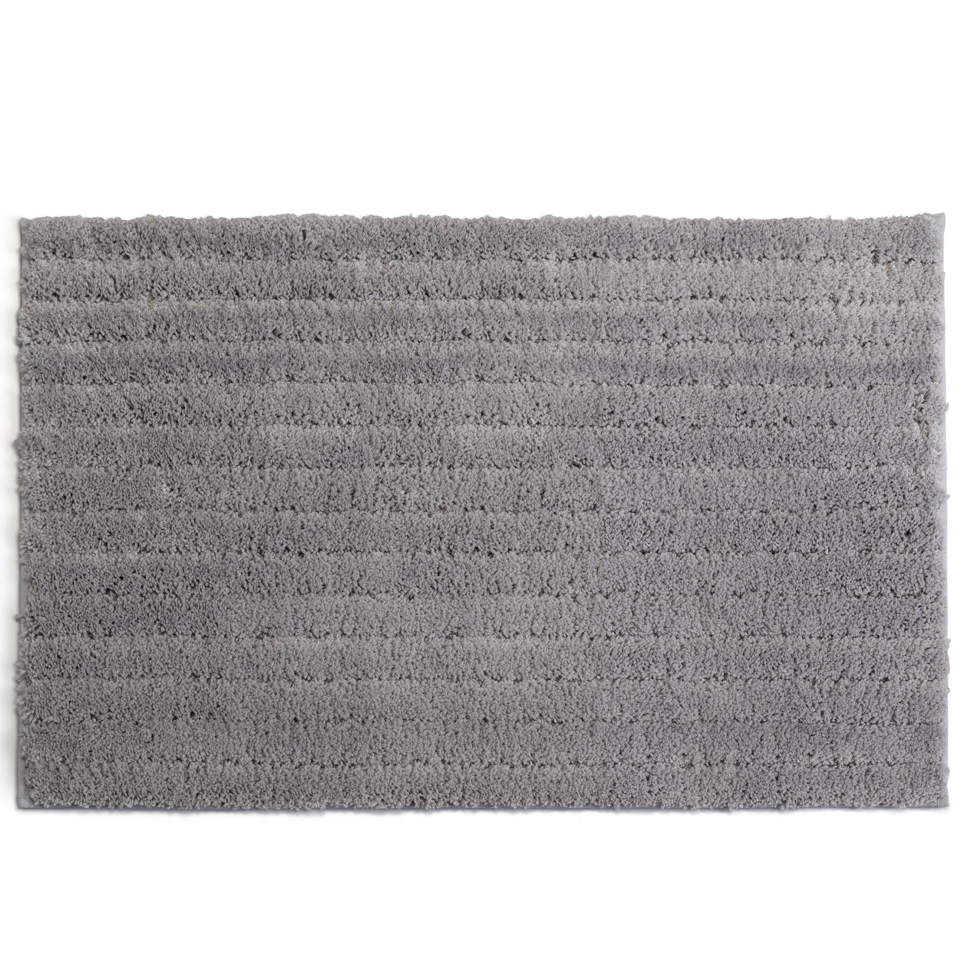 Sainsbury's Home Supersoft Quick Dry Bath Mat Silver bakeware Sainsburys   