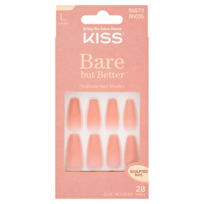 Kiss TruNude false nails 28, UK version