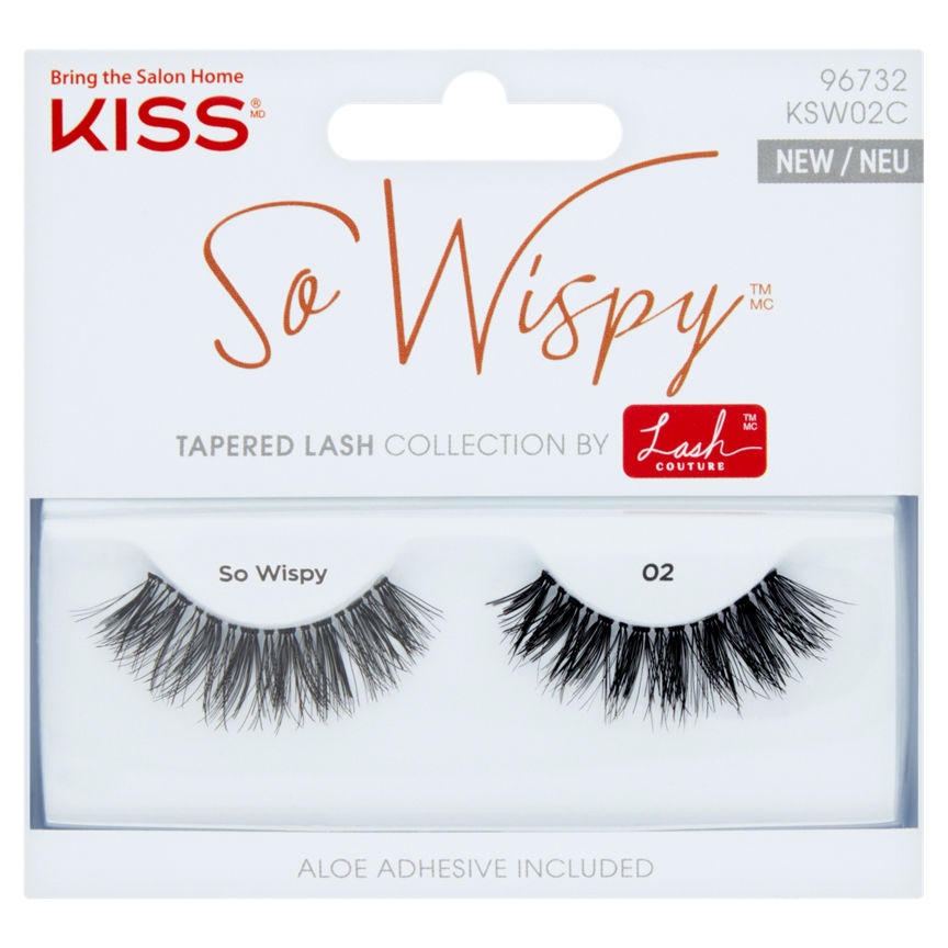 Kiss So Wispy Tapered Lash Collection GOODS ASDA   