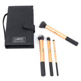 LaRoc 4pc Piece Makeup Brush Set - With Carry Case GOODS Superdrug   