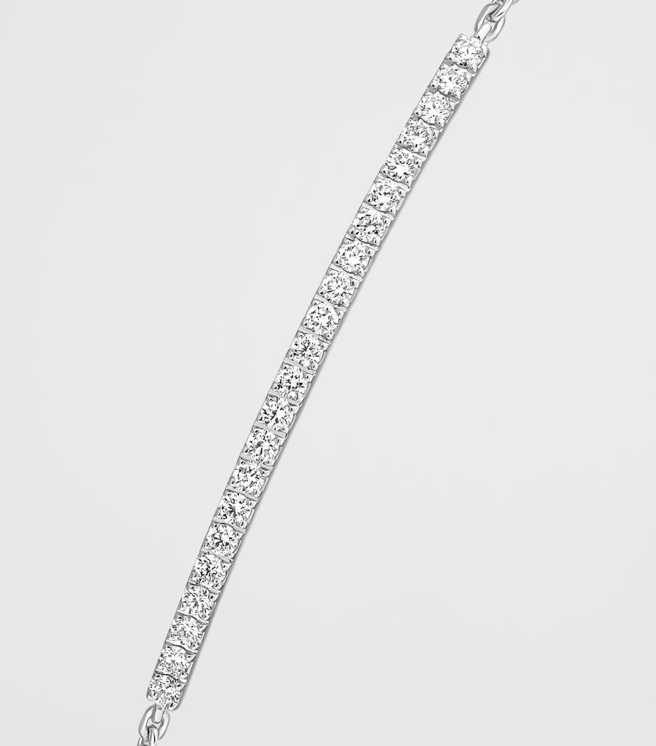 Messika Gatsby white gold diamond pavé bracelet 0.25ct - British product