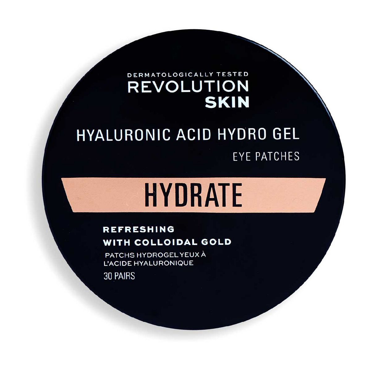 Revolution Skincare Gold Eye Hydrogel Hydrating Eye Patches with Colloidal Gold GOODS Boots   