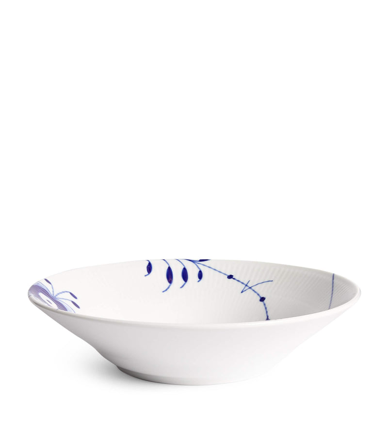 Royal Copenhagen Blue Fluted Mega deep plate 24cm, imported from the UK