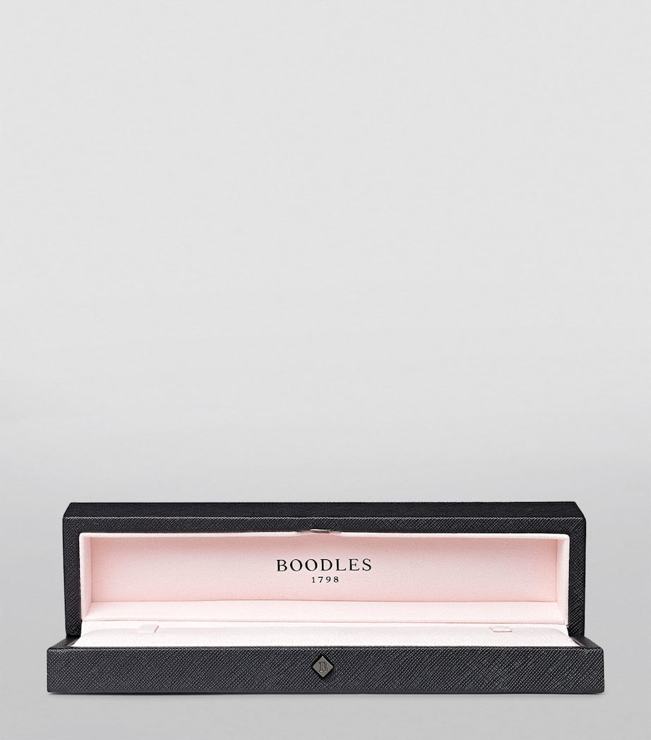 Boodles white gold diamond knot bangle, UK version
