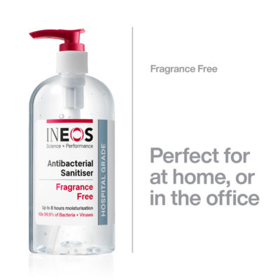INEOS Gel désinfectant antibactérien antiviral 500ml
