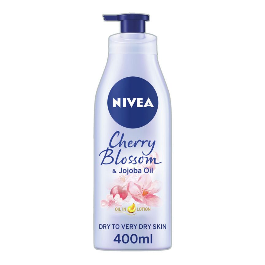 Nivea Body Lotion Cherry Blossom & Jojoba Oil Fast Absorbing