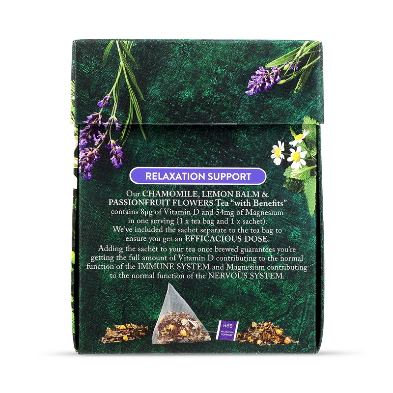 Holland & Barrett Relaxation Support Tea 10 Tea Bags, UK version