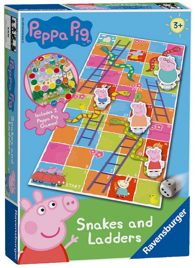 Ravensburger Peppa Pig Snakes & Ladders Game