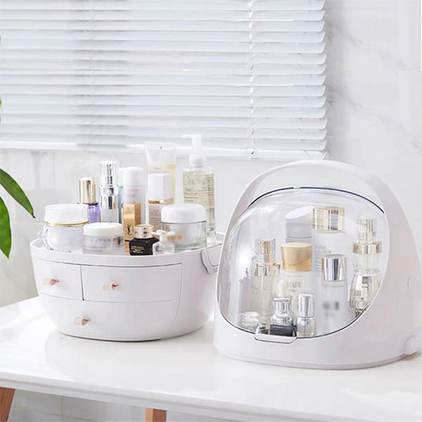 Livingandhome tabletop makeup organizer with drawer - British product