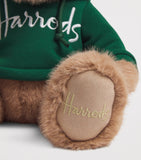 Harrods Henry Bear honey-hued soft toy with removable hoodie 25.5cm, UK version