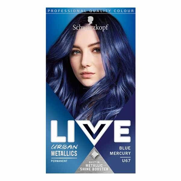 LIVE UrbanMetallics Permanent Purple Hair Dye AmethystChrome GOODS Superdrug Blue Mercury U67  