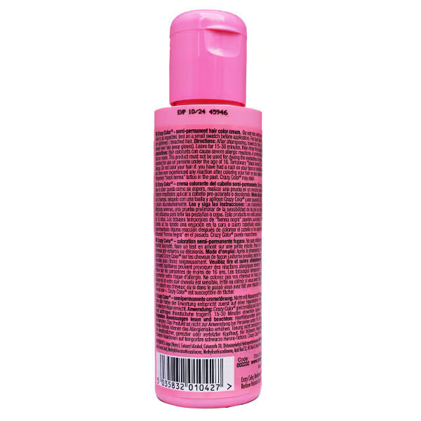 Crazy Color Pinkissimo 42 Hair Dye - British product
