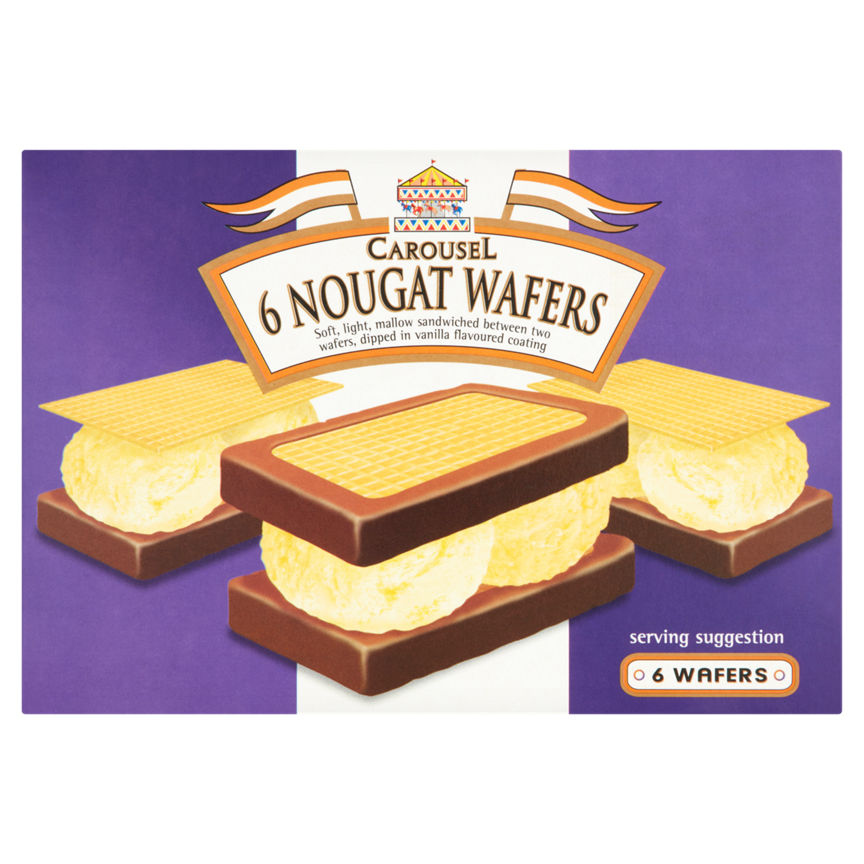 Carousel 6 Nougat Wafers GOODS ASDA   