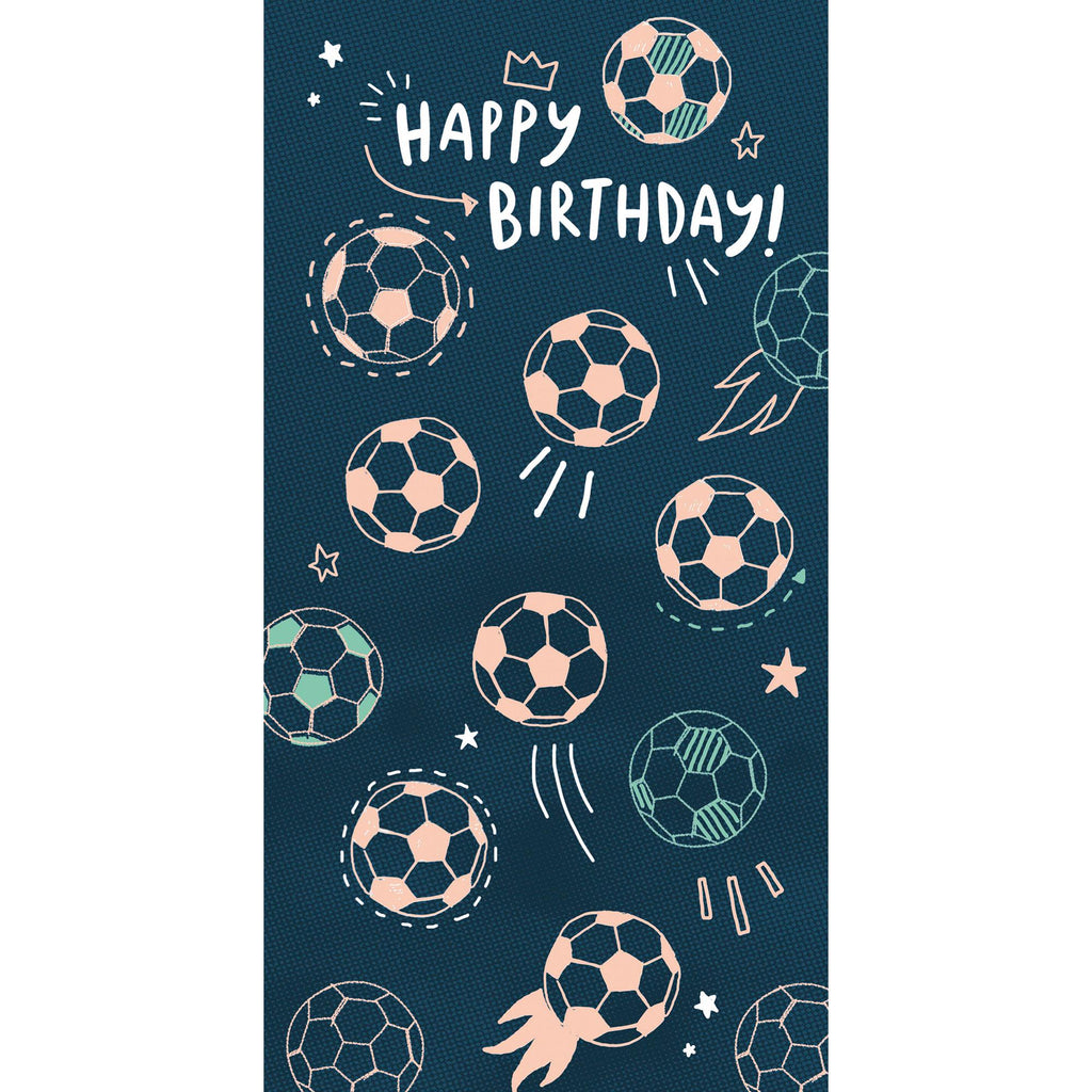 Sainsbury's Happy Birthday Card Football Rockets Greeting Card