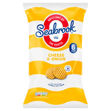 Seabrook Crinkle Cut Cheese & Onion Multipack Crisps Free From ASDA   