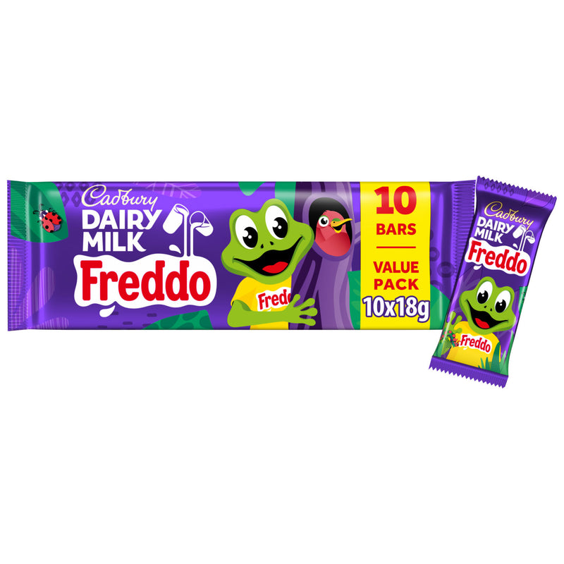 Cadbury Dairy Milk Freddo chocolate bar multipack 180g, imported from the UK