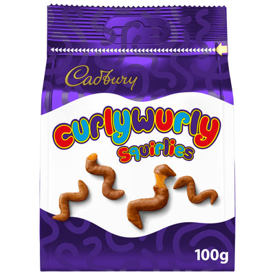 ASDA Cadbury Curly Wurly Squirlies Chocolate Bag 100g- Buy online at McGrocer