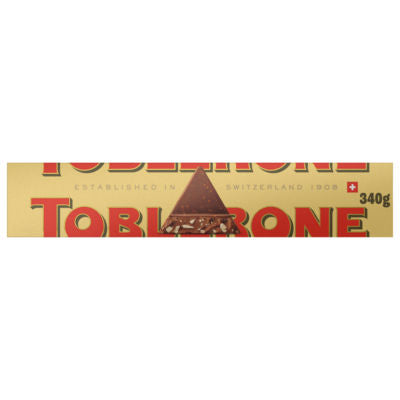 ASDA Toblerone Honey & Almond Nougat Milk Chocolate Gift Block 340 g- Buy online at McGrocer