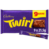 Cadbury Twirl milk chocolate multipack 193.5g, UK version