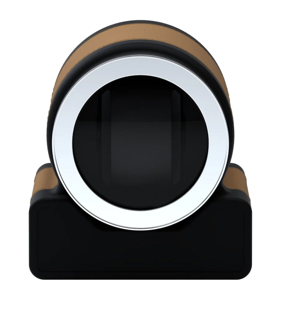 Scatola Del Tempo Rotor One automatic watch winder leather construction - British product