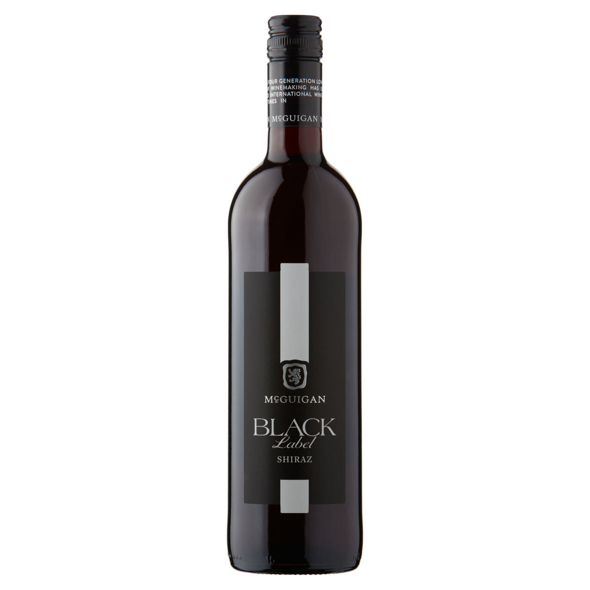 McGuigan Black Label Shiraz red wine 75cl - British product