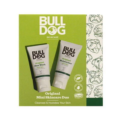 Superdrug Bulldog Original Mini Travel Skincare Duo Face Wash Moisturiser 30ml Each- Buy online at McGrocer