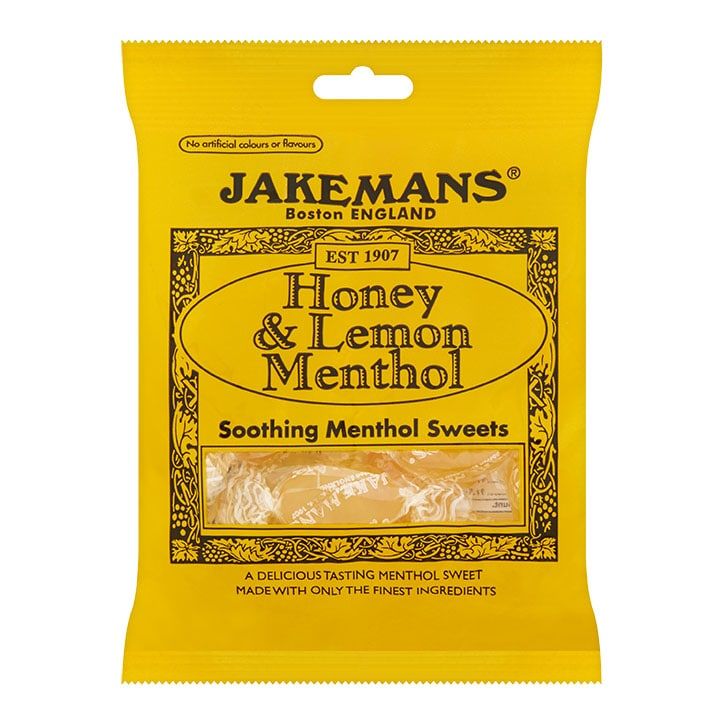 Jakemans Honey & Lemon Soothing Menthol Sweets 73g Bag GOODS Holland&Barrett