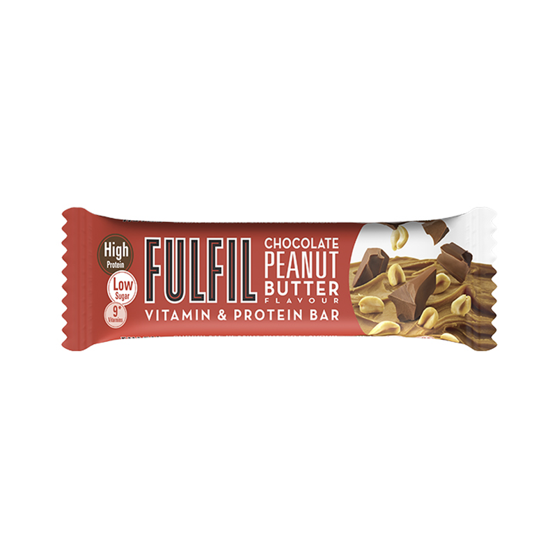 Sjokolade peanøttsmør proteinbar 15 x 55 g